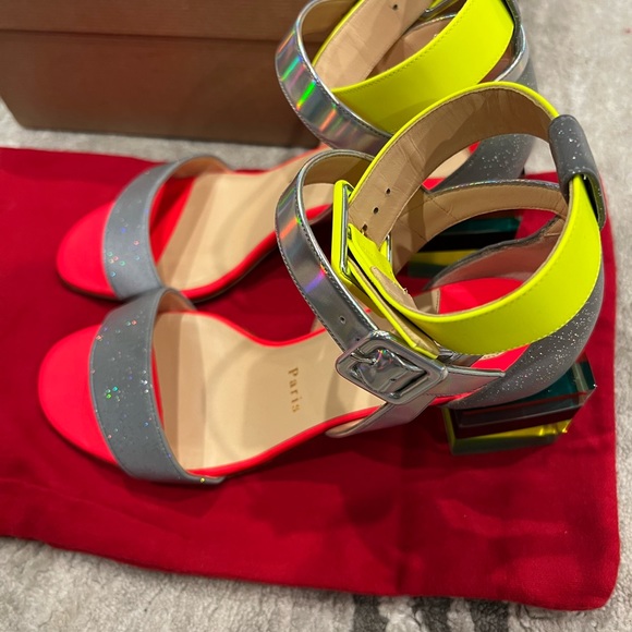 Christian Louboutine Cineticadoll leather luxury sandals ⭐️ - Picture 7 of 14